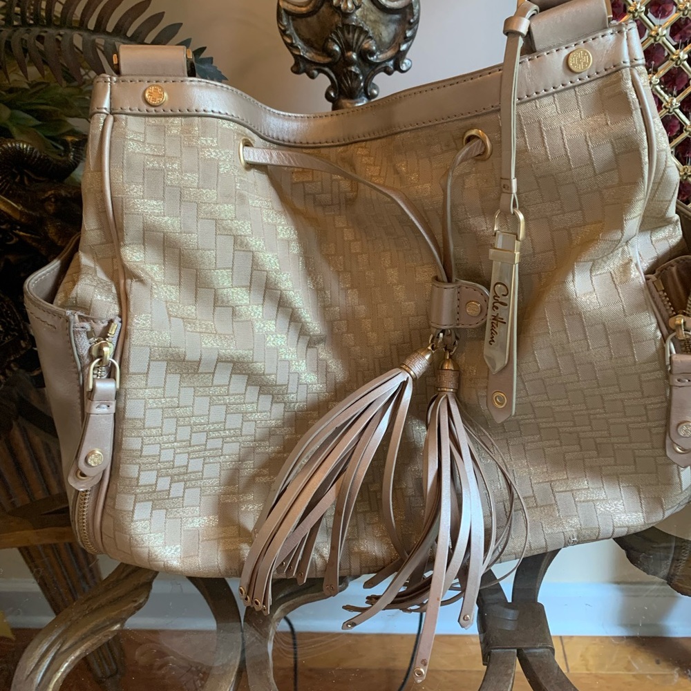 Cole Haan leather large shoulder bag